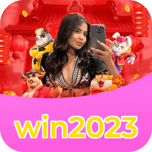 Plataforma win2023 mostrando interface moderna, jogos certificados e recursos de segurança licenciados